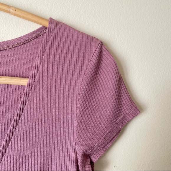 Intimately Free People Pink Rose Short Sleeve Top - Picture 2 of 6